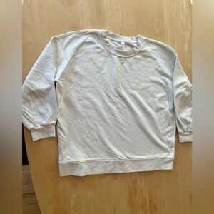 Lululemon Terry Fleece Off White Oversized Sweatshirt